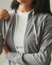 Women's Lightweight Full Zip - Dark Charcoal Heather